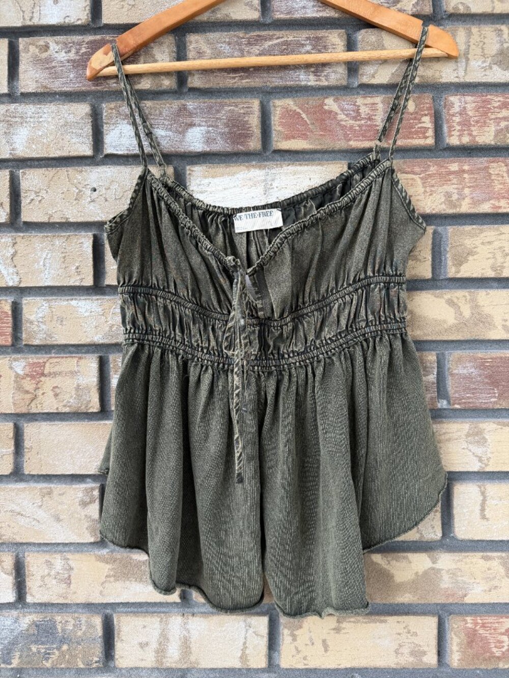 Free People We The Free Scarlett Tank - Sea Lion - Large - Picture 4 of 12